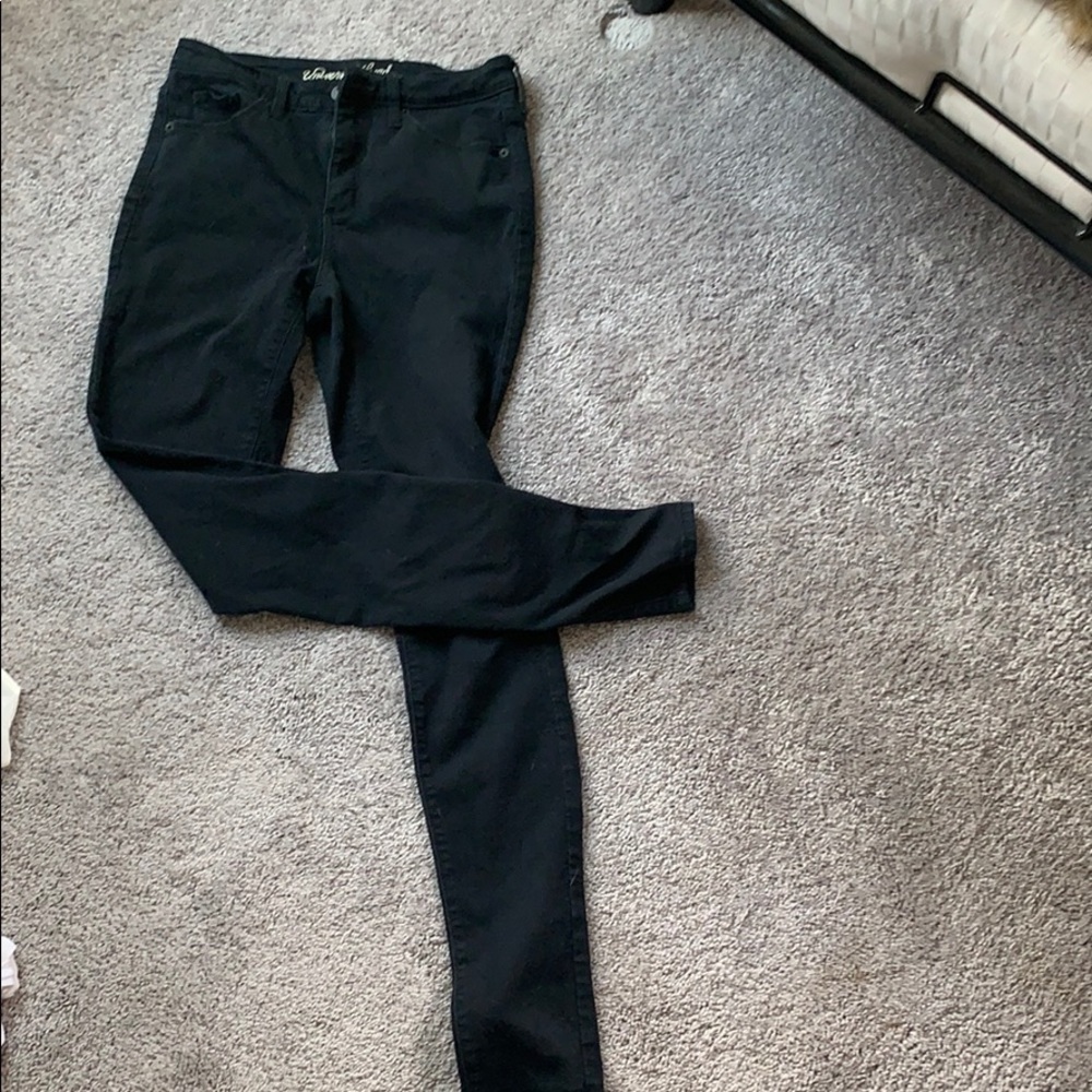 High rise skinny jeans